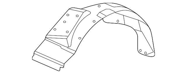 Genuine GM Front Driver Side Wheelhouse Panel 84038750