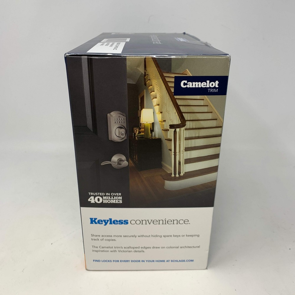 New Schlage Keypad Security Set Camelot Keyless Electroni Deadbolt Door Lock