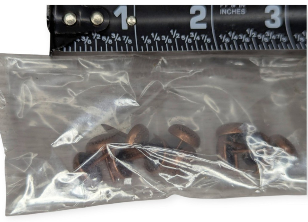 Antique Style Bronze Upholstery Tacks NWT 12 Count
