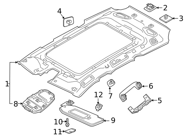 Genuine Volvo Coat Hook 32226342