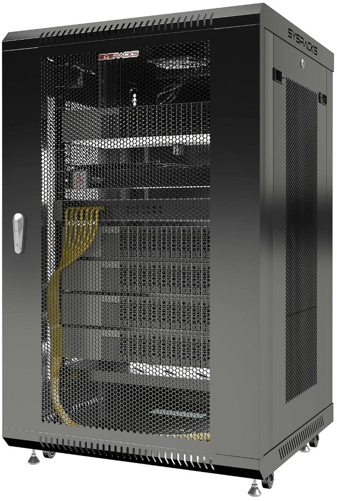 Server Rack 18U Wall Mount Cabinet Locking Networking Data Enclosure VENTED Door