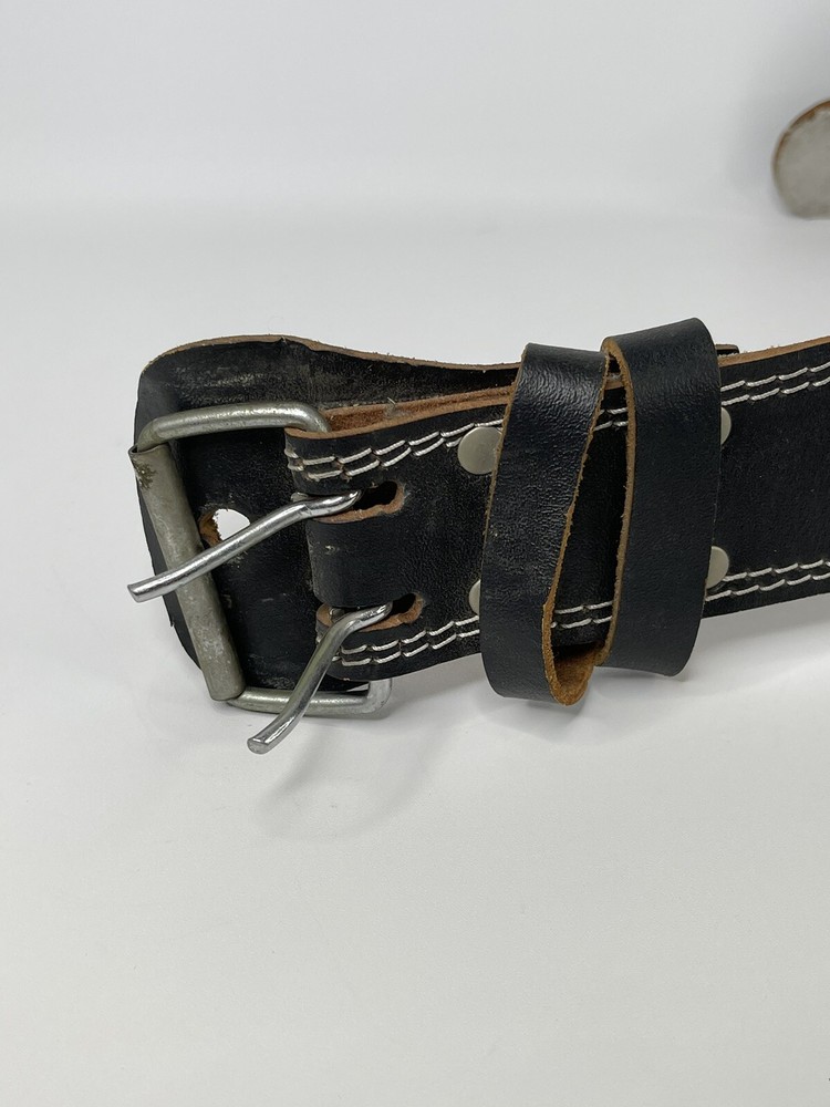 Valeo Weight Lifting Belt Leather Black Size Small