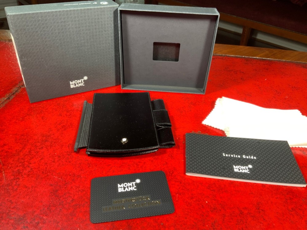 Montblanc Leather Case Pouch for PalmV TM Notebook Pen holder