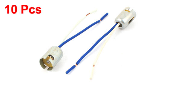 TEN 1156 BA15S Parallel Car Tail Brake Bulb LED Light Extension Socket Universal