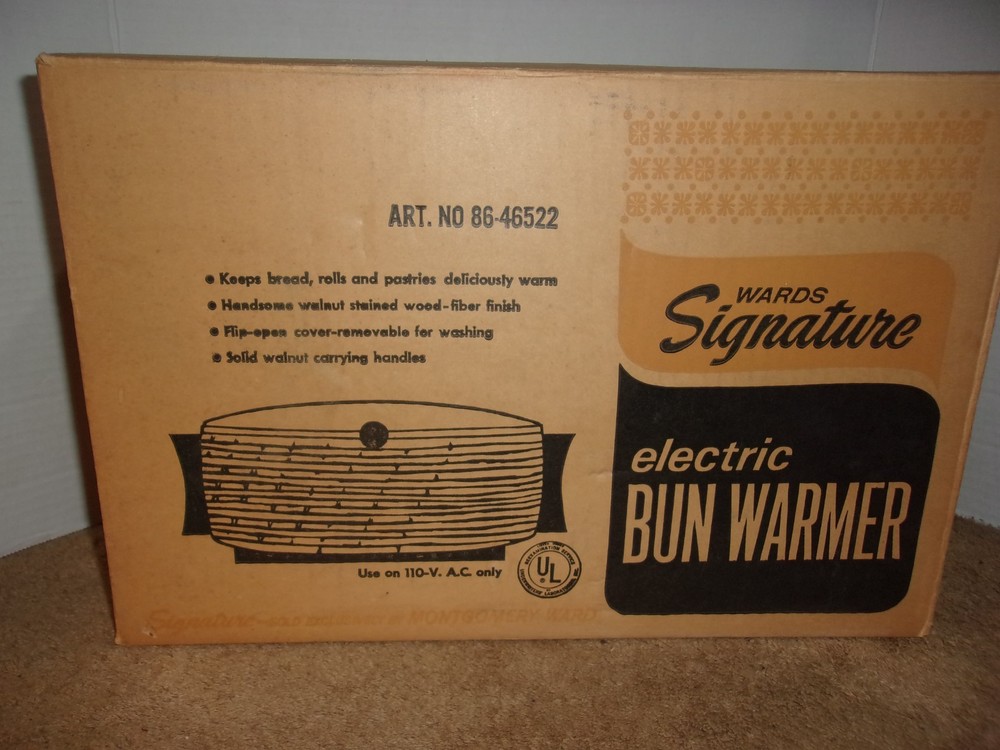 Vintage Working Montgomery Wards Bun Warmer