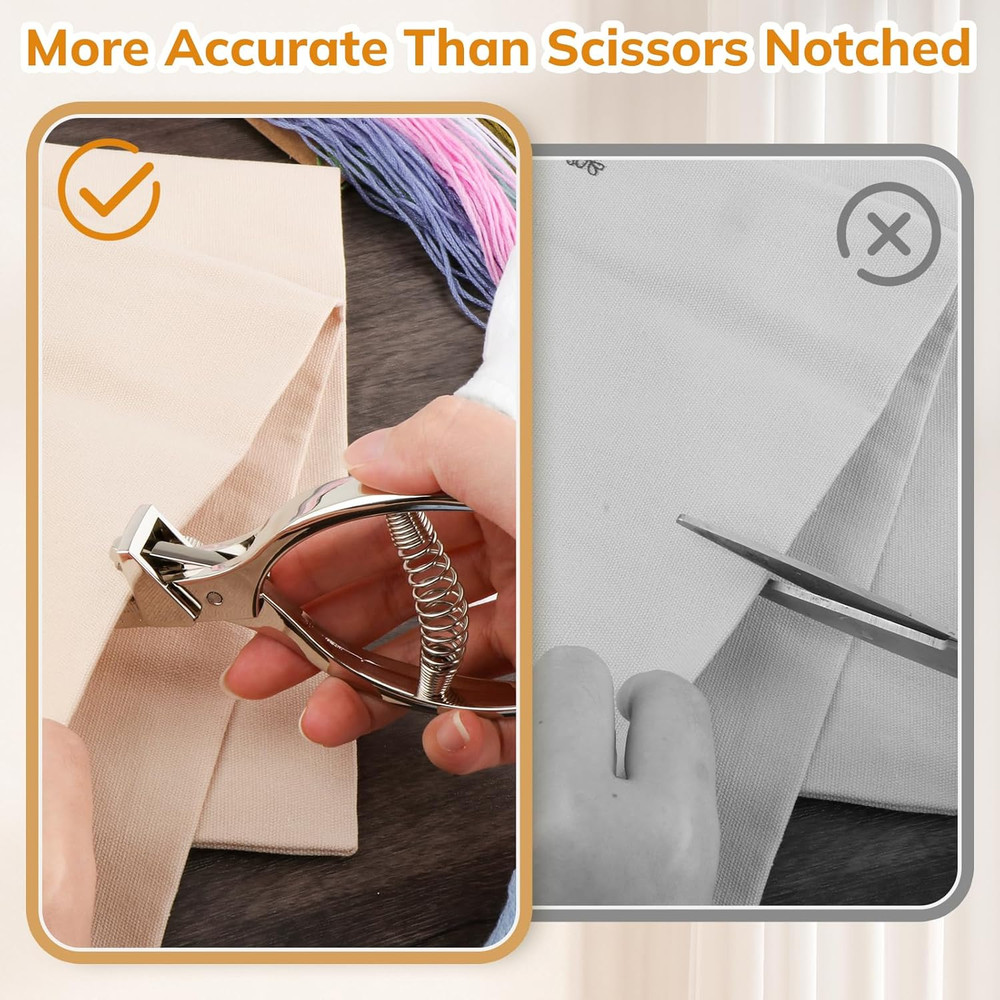Pattern Notcher Tool for Fabric Sewing Pattern Pliers for Cloth Professional Hol