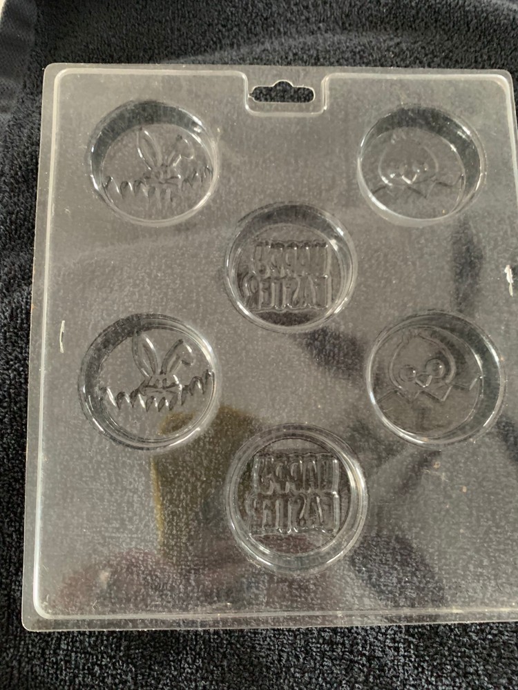 HAPPY EASTER COOKIE CHOCOLATE CANDY MOLD