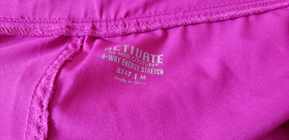 MED COUTURE ACTIVATE SCRUB SET FUSHIA