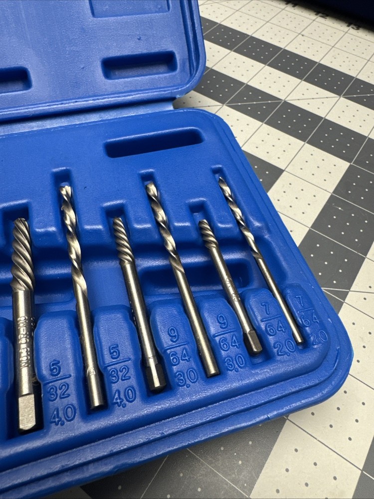 Laser Tools Combination Screw Extractor & Drill Set