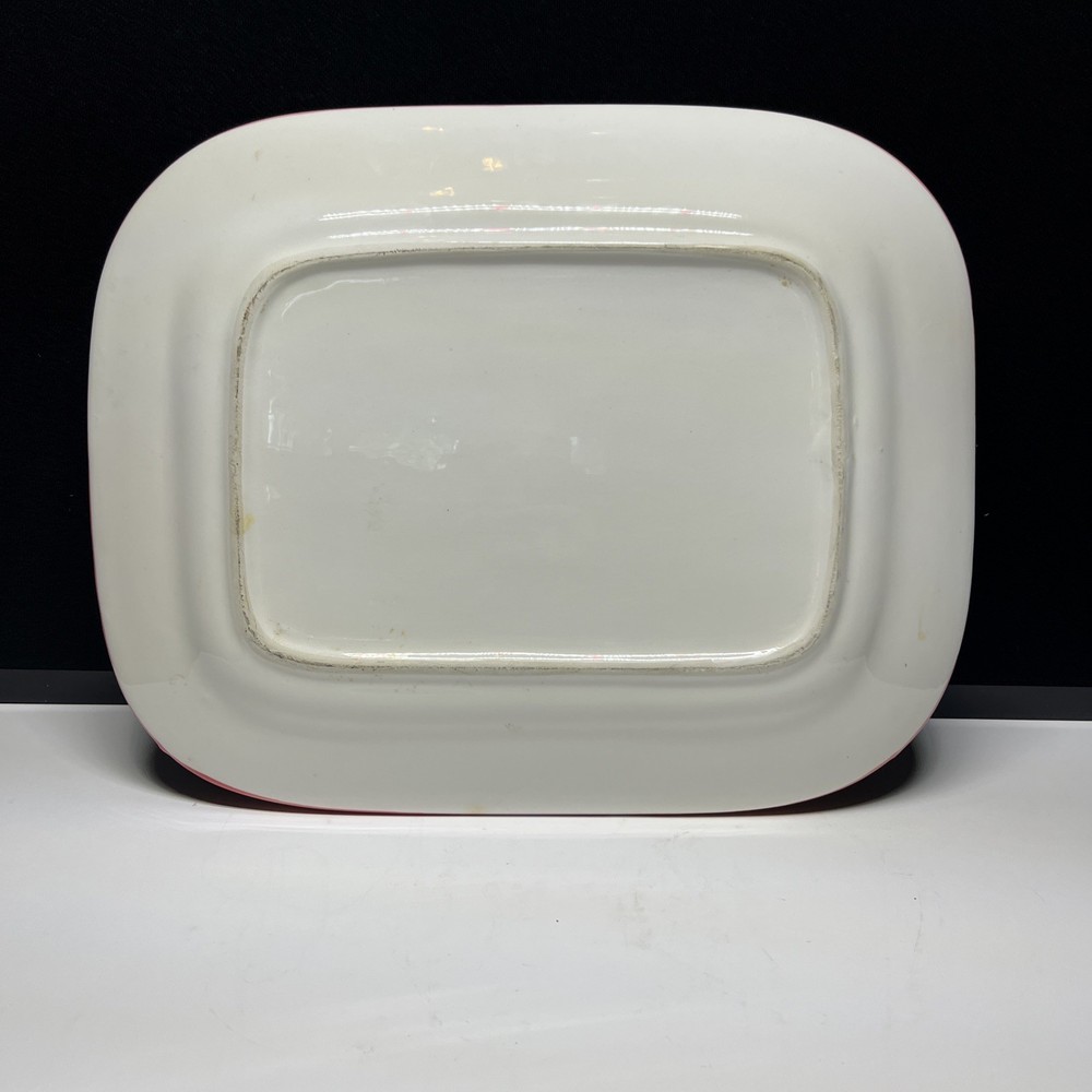 12.25”x 15” Flower Pattern Serving Platter