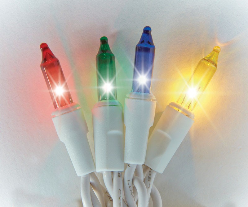 Celebrations 14089-71 Multicolor Mini Icicle Light Set 13 ft.