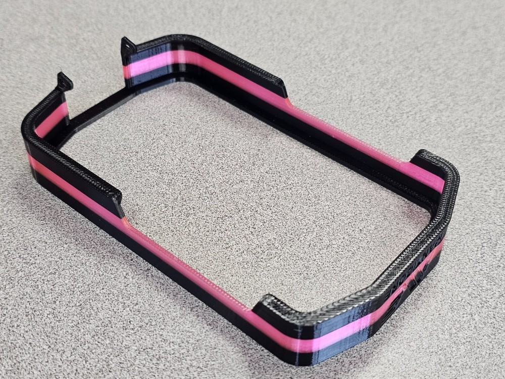 Minelab Manticore Two Tone Black/Pink Flex-Rubber Protective Control Unit Cover.