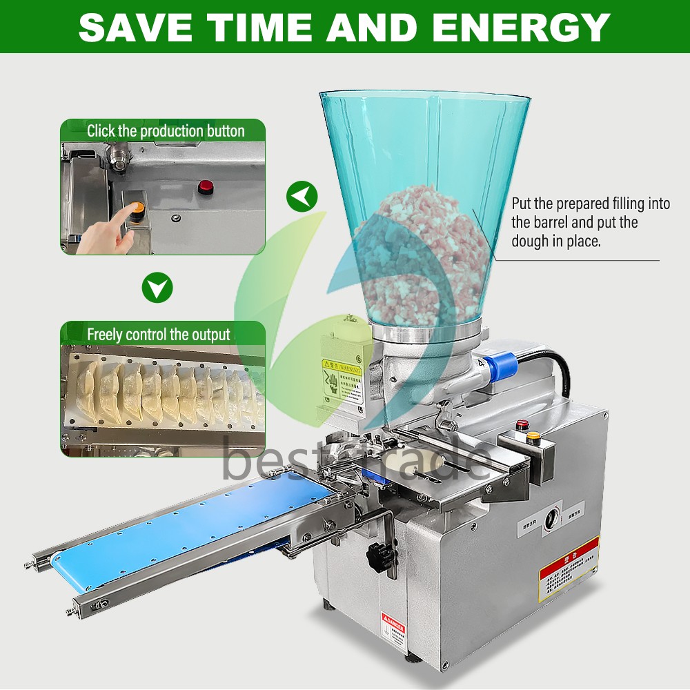 Semi Automatic Samosa Empanada Making Machine For 9mm Dumpling Wrapper 110V