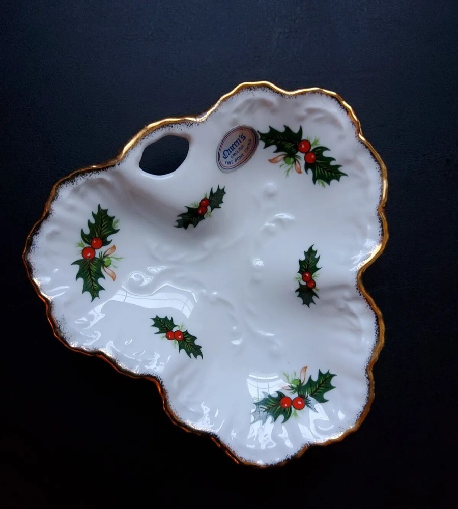 Rosina Bone China Yuletide Candy Dish