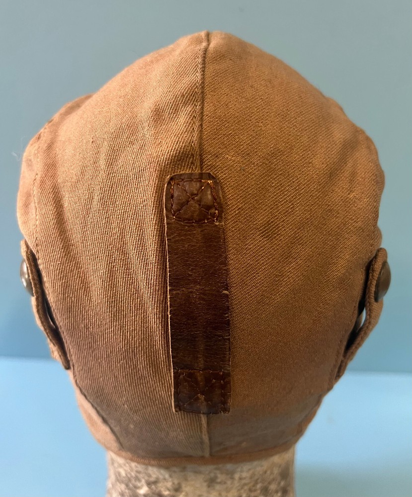 VINTAGE SUMMER FLYING HELMET W/CHIN STRAP