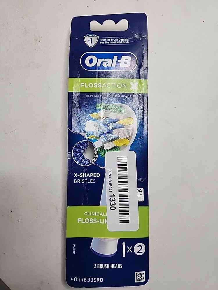 Oral-b Flossaction Replacement Brush Heads (2-pack)