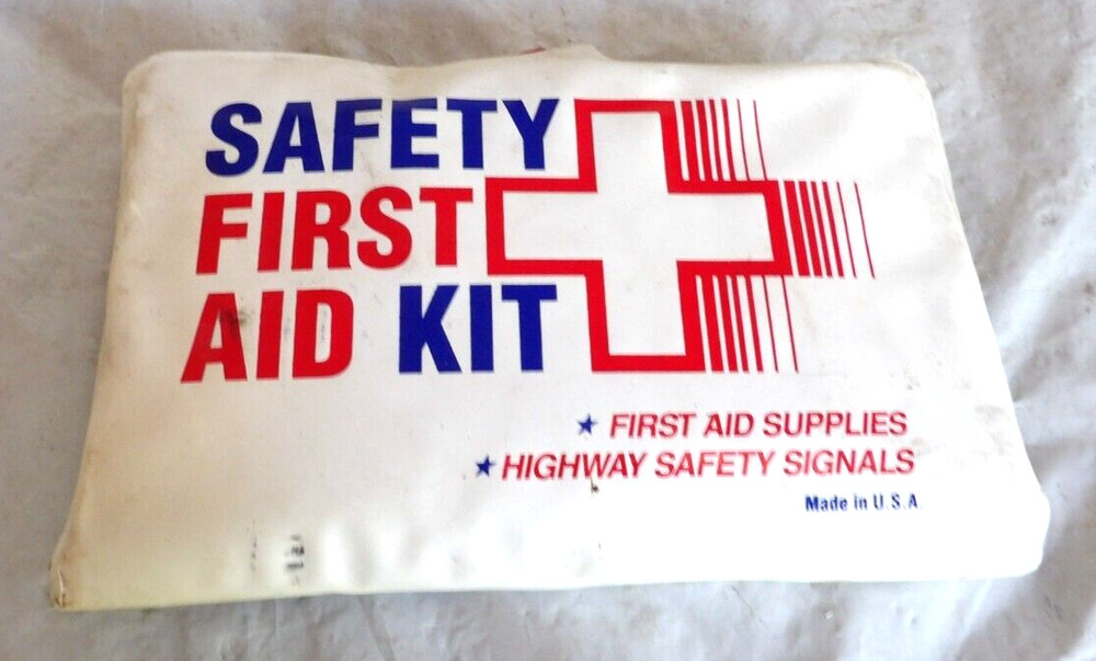 Vintage Glove box First aid kit