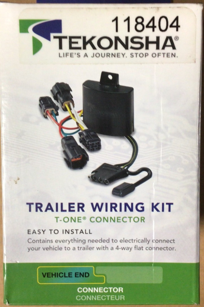 118404 TEKONSHA TRAILER WIRING KIT