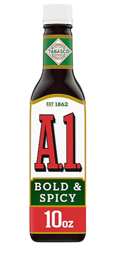(2 Pack) A.1. Bold & Spicy Sauce with Tabasco - 10 Oz