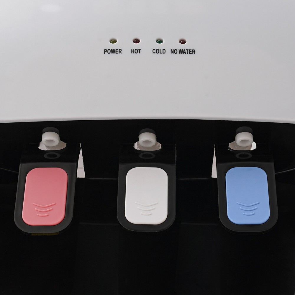 Water Dispenser Bottom Loading Water Cooler for 5 Gal Bottles w/ Indicator Light