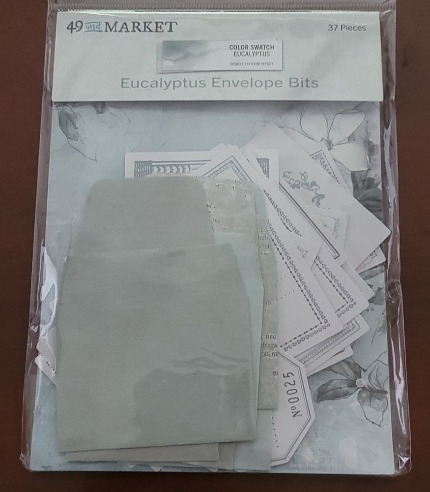 49th & Market - Color Swatch - Eucalyptus Envelope Bits