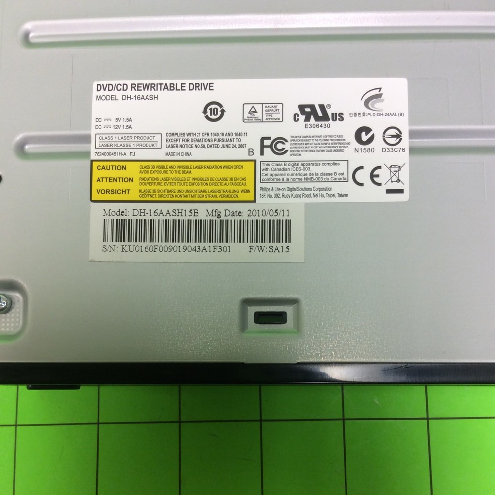 DH-16AASH15B KU0160F Optical Disc Drive