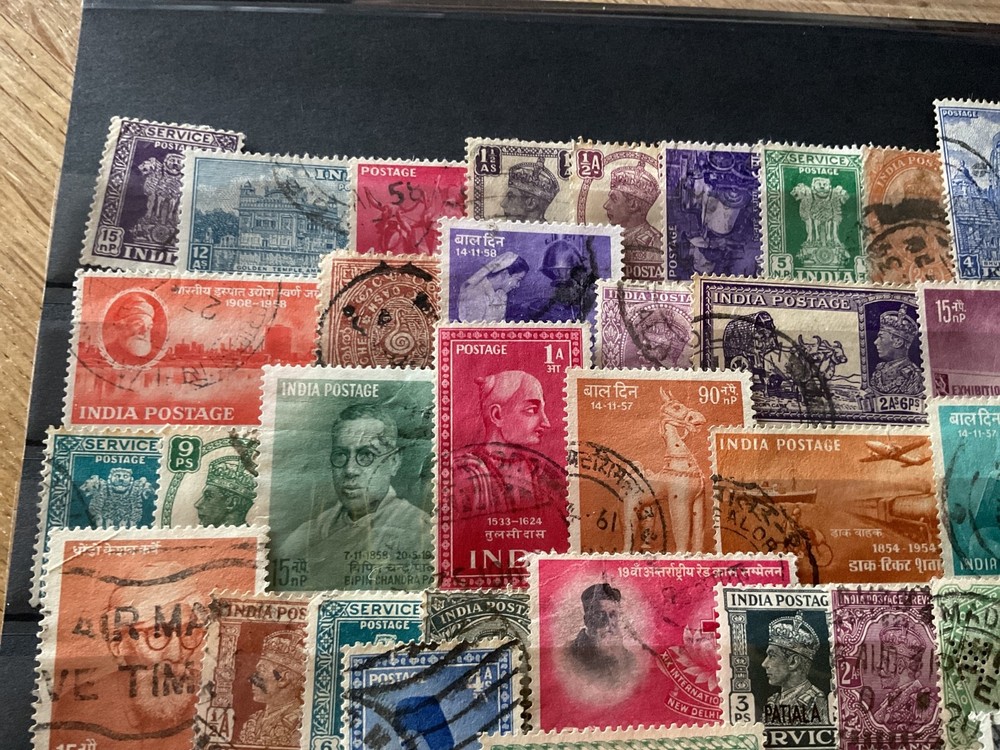 India mounted mint or used stamps B1817