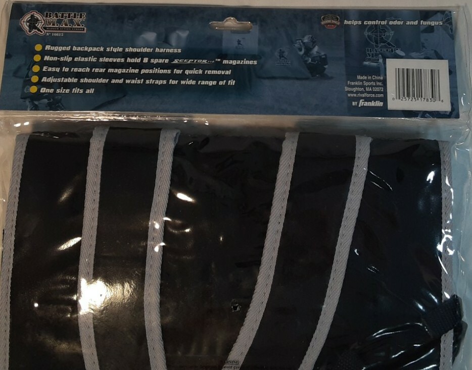 Franklin Battle MAX Rival Force Markerball Projectile Backpack Shoulder Harness