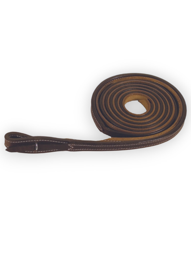 Buffalo Leather Plain Dark Oil Leather Split Reins