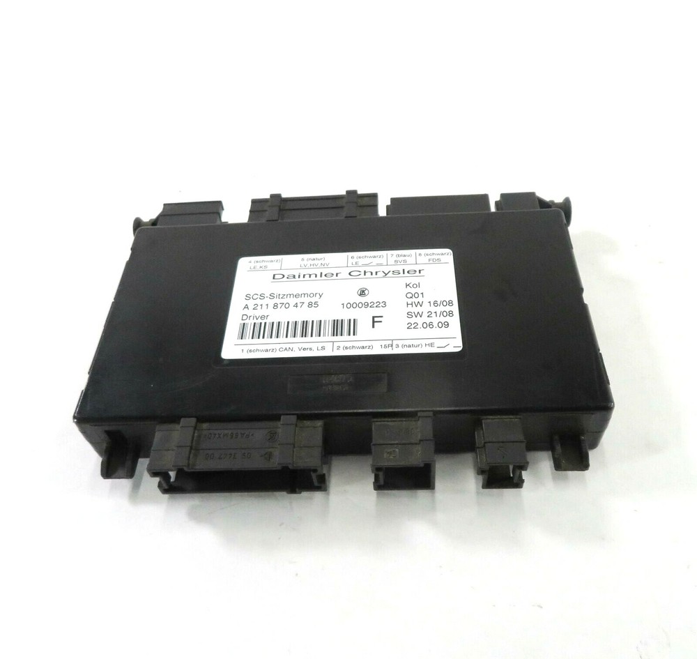 2010 MERCEDES CLS550 (W219) LEFT FRONT DRIVER SEAT CONTROL MODULE