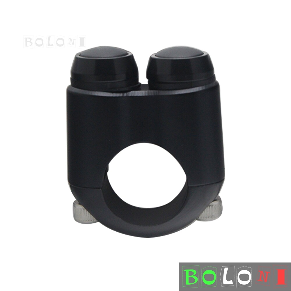 Black 2 Button Motorcycle Hand Control Momentary Switch For 7/8" Bars M-switch