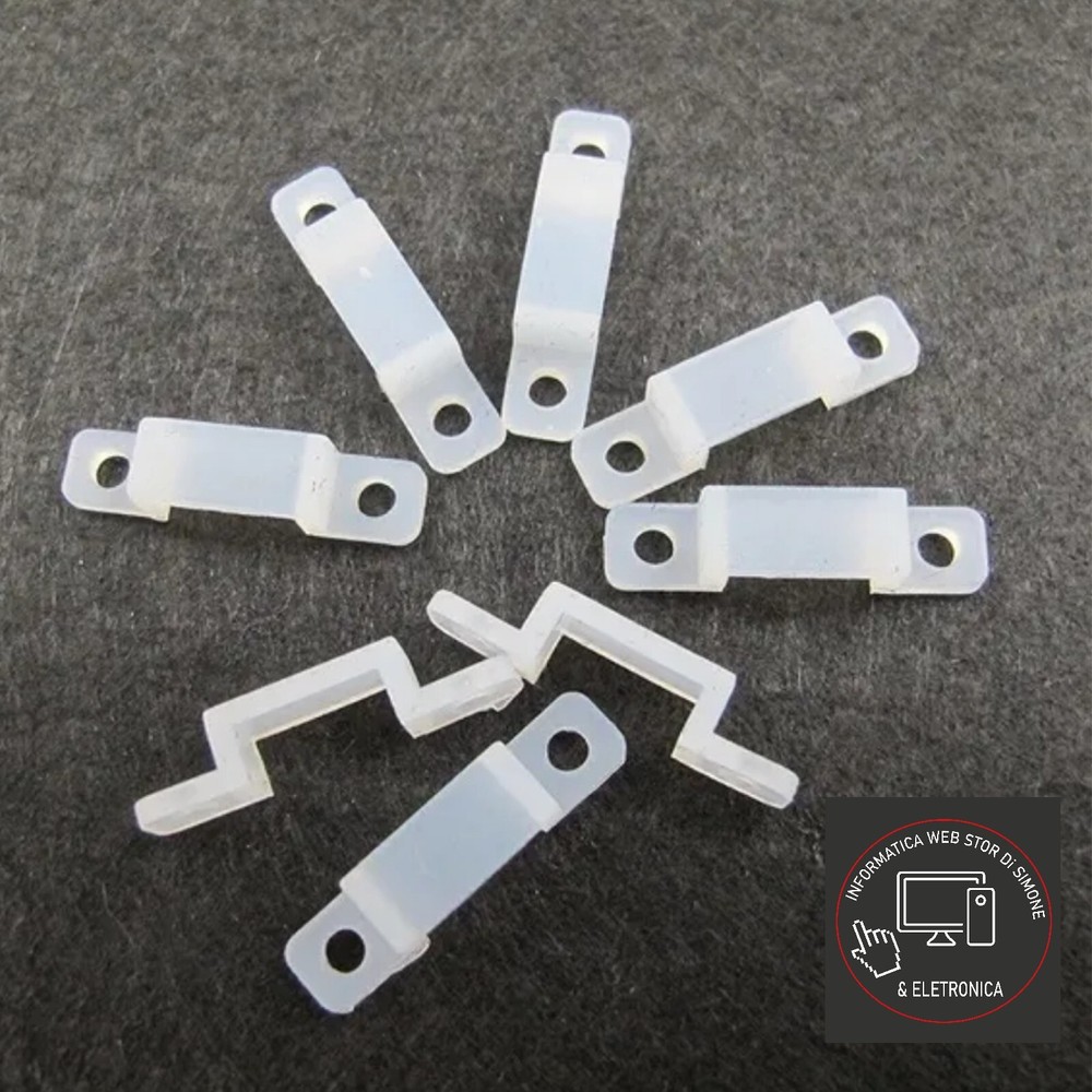 Plastic LED clip for fixings 5 pcs
