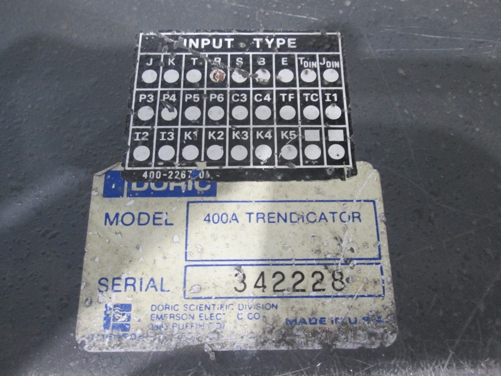 Doric, Trendicator 412A, Thermocouple Indicator, Used