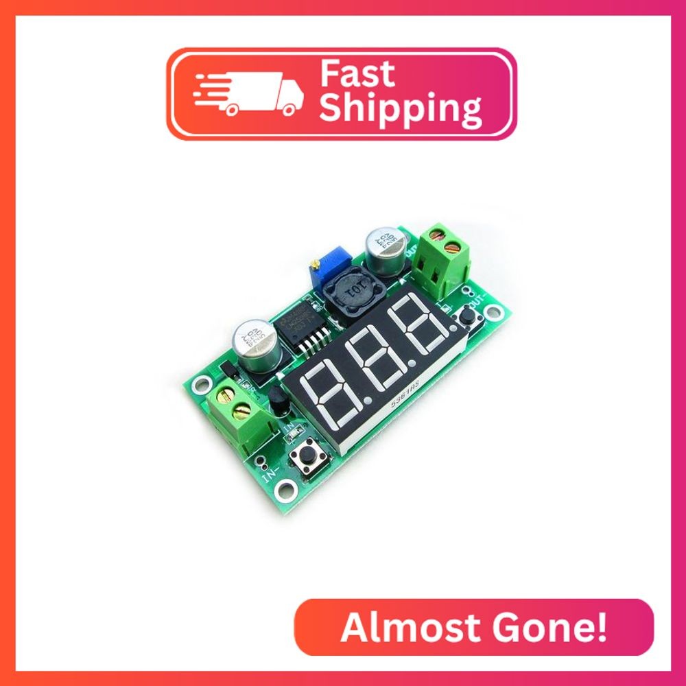 HiLetgo 2pcs LM2596 Adjustable DC-DC Step Down Buck Power Convert Module 4.0-40V