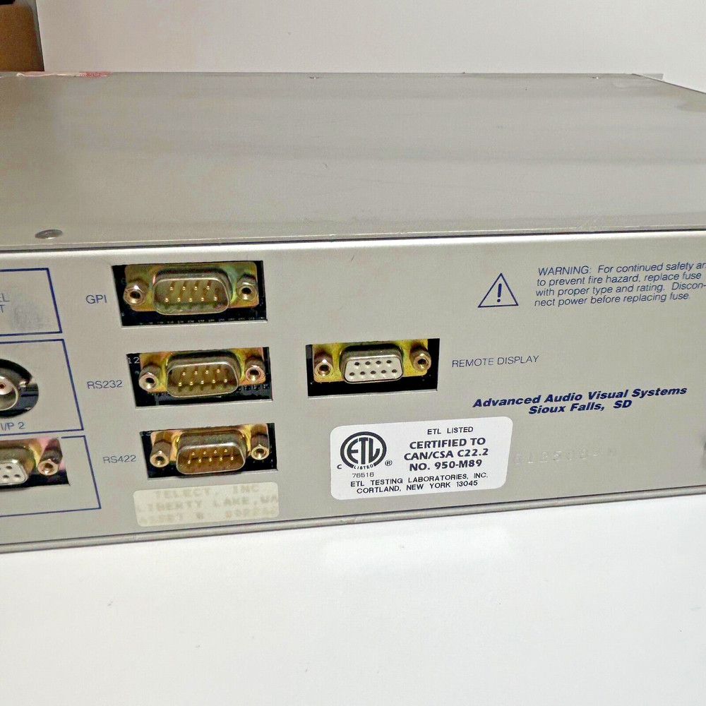 (sencore) ANS Digital Video Analyser S310 (E196)