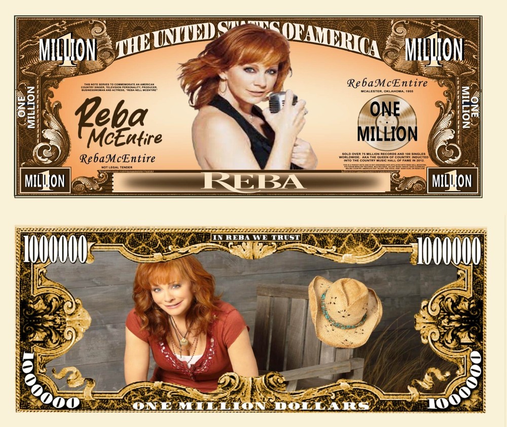 OUR REBA MCENTIRE NOTE (WITH PROTECTIVE SLEEVE)