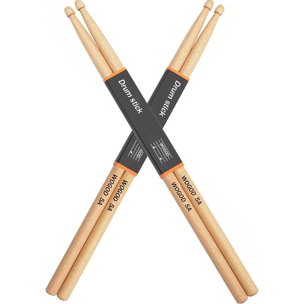 Maple Wood Drum Sticks for Drummers Two Pair