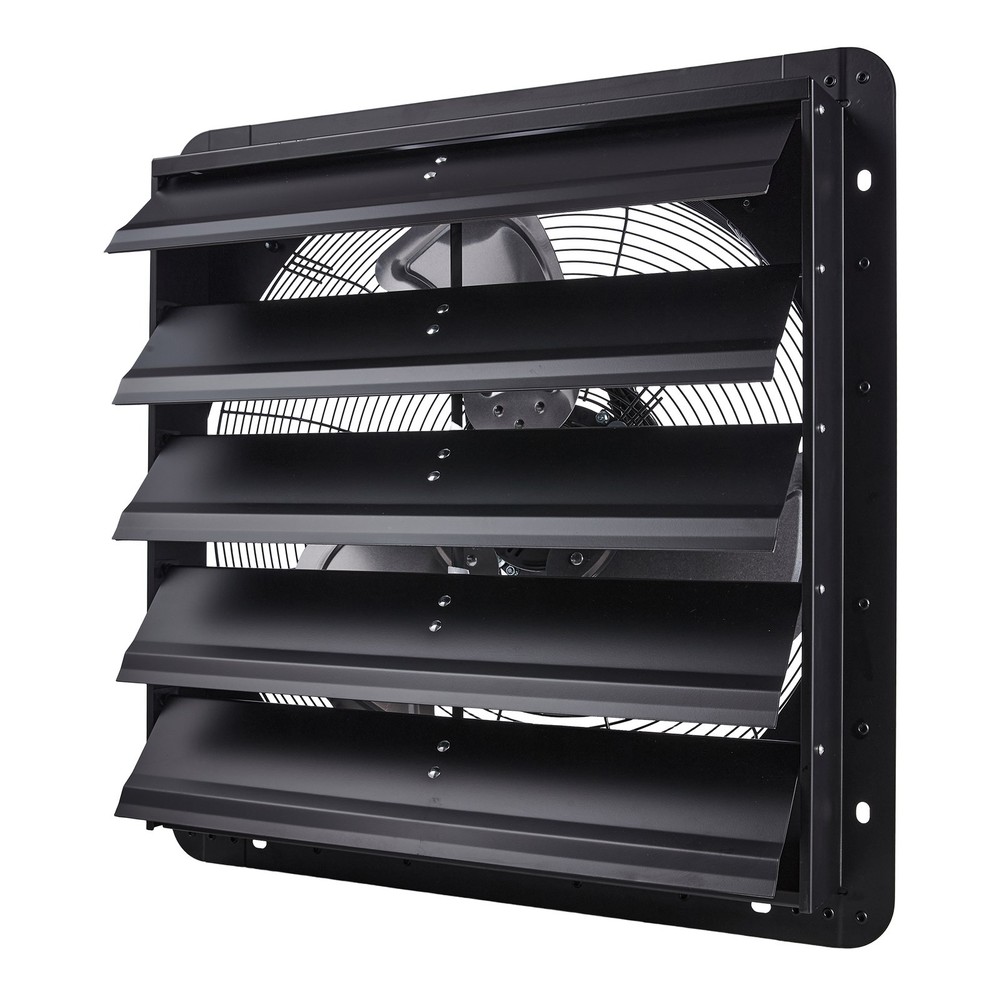 Uimoso 20-Inch Wall-Mount Shutter Exhaust Fan with Adjustable Speed Controller
