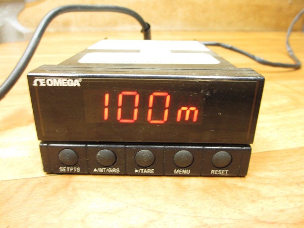 Omega DP25-S-AR *USED POWERS UP* Panel Meter Digital Strain & Process