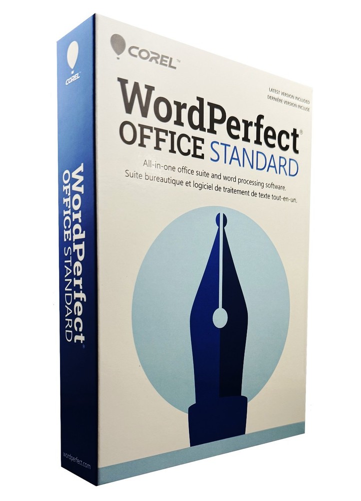 Corel WordPerfect Office Standard - WPAGSTDEFMBAMC (Latest Version)