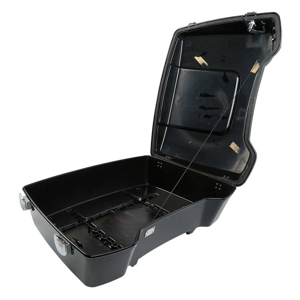 Chopped Trunk Backrest Pad Mount Rack Docking Kit For Harley Road Glide 09-13 US