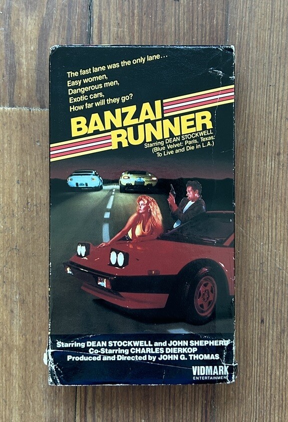 Banzai Runner Beta 1987 Betamax