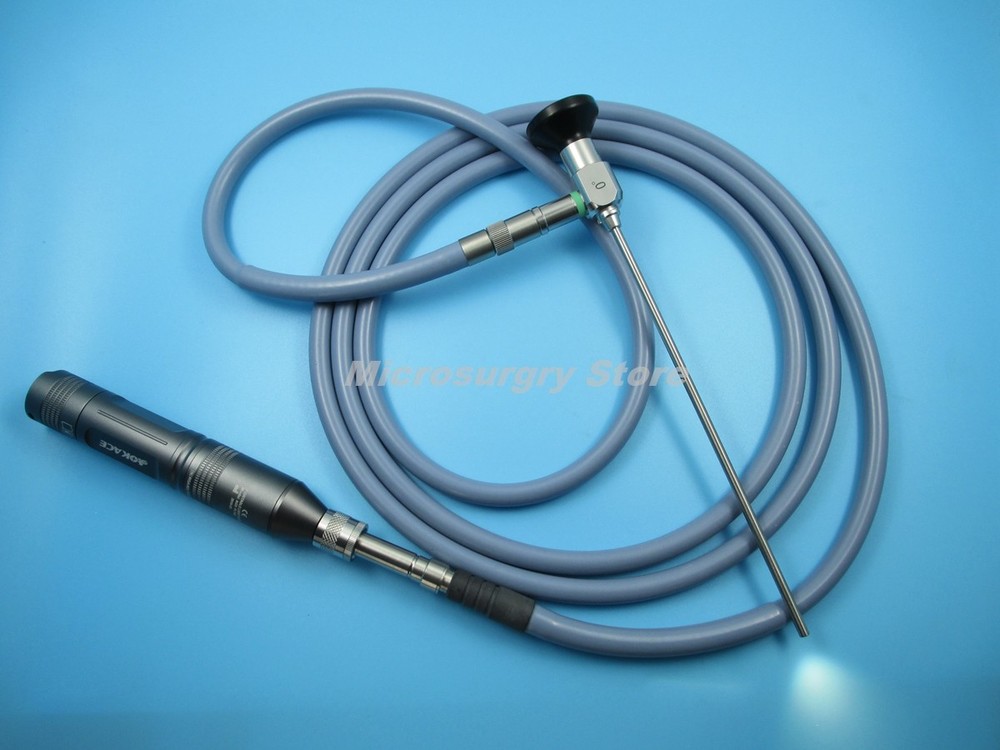 Portable Led Cold Light Source with Battery&Adaptor Connect to Wolf Light Cable