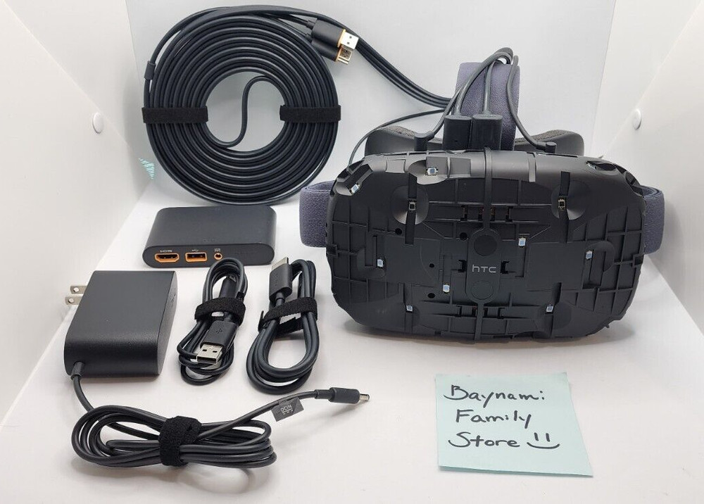 RARE VALVE HTC Vive 🔥PROTOTYPE PRE 🔥 Developer VR Headset Kit, Linkbox, Cables
