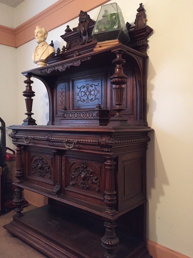 Antique Ornate Sideboard