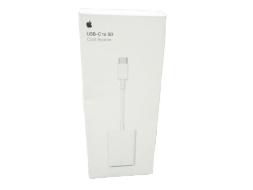 Genuine Apple USB-C to SD Card Reader for iPad Pro 3rd Gen White