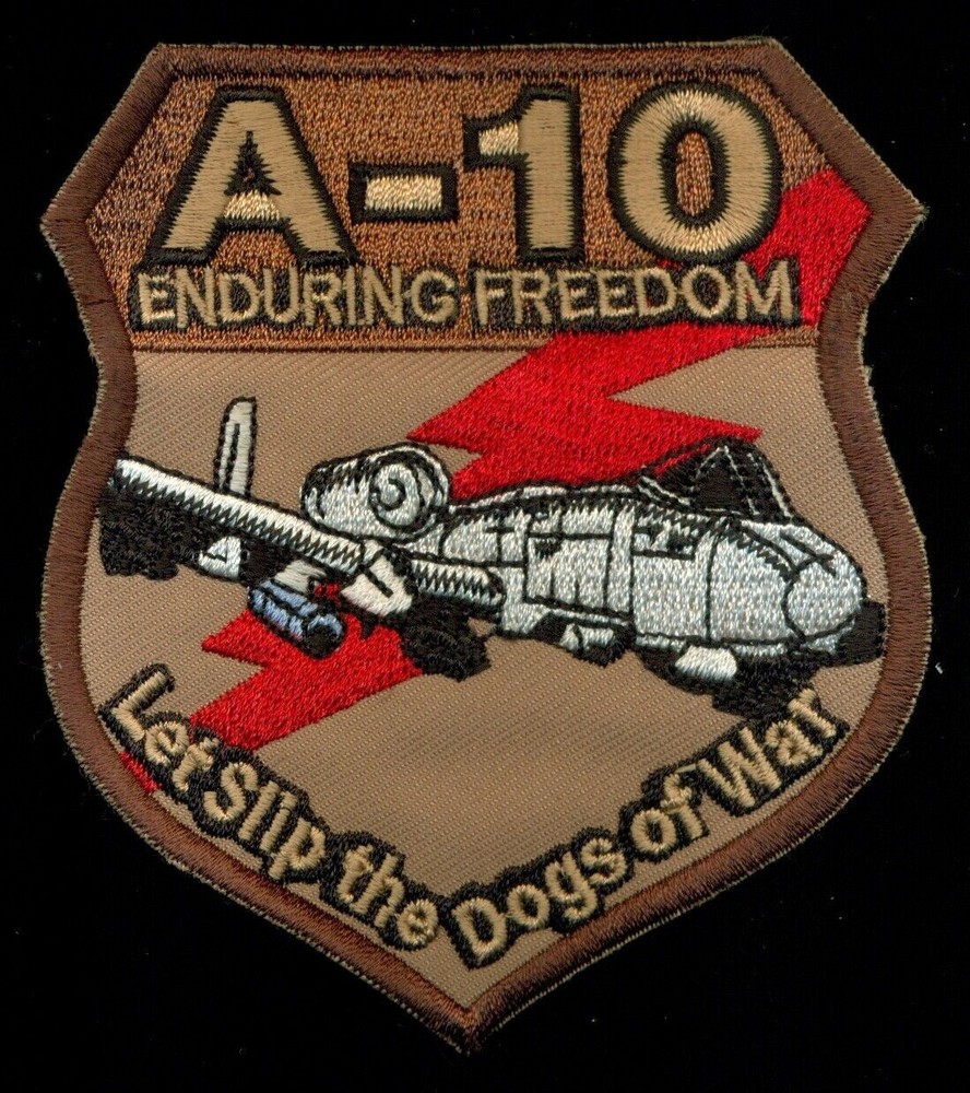 USAF 455th Air Expeditionary Wing A-10 Enduring Freedom Patch X