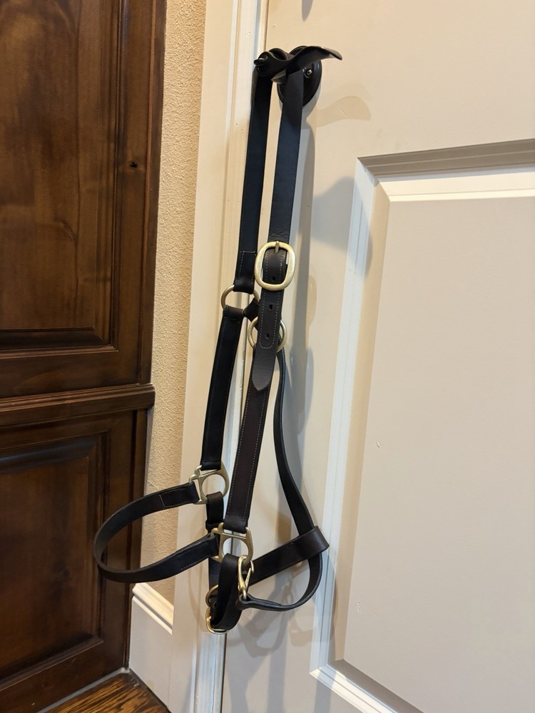 Brown Leather Halter Size XL