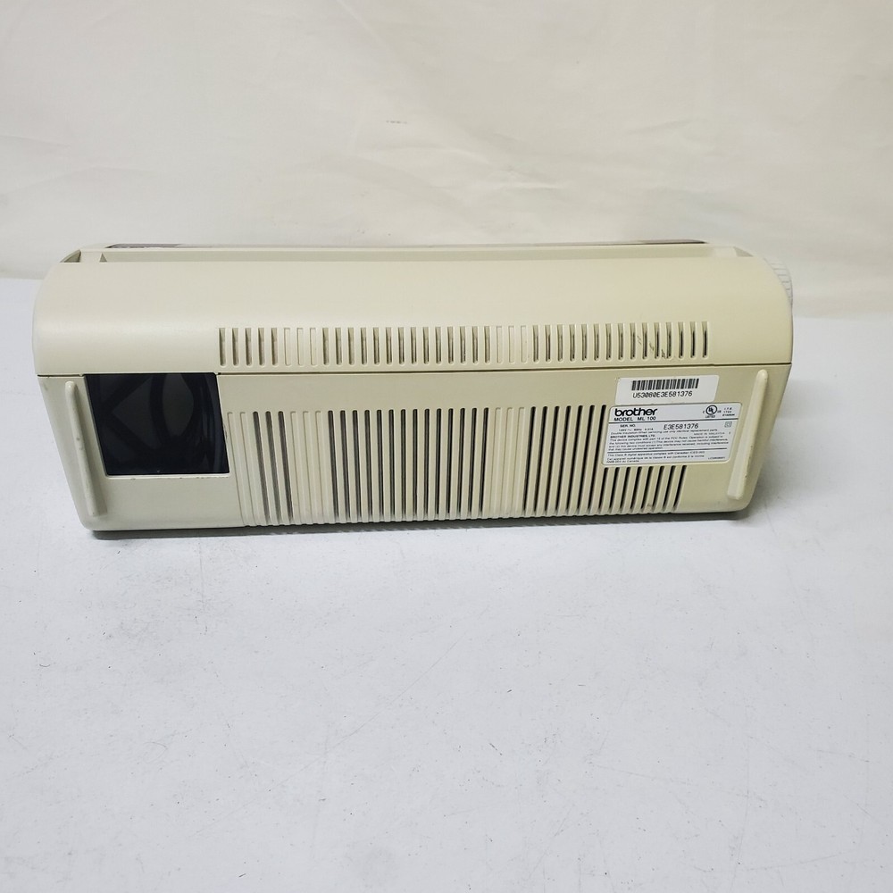 Brother ML 100 Standard Electronic Typewriter No Rear Tray Read Info