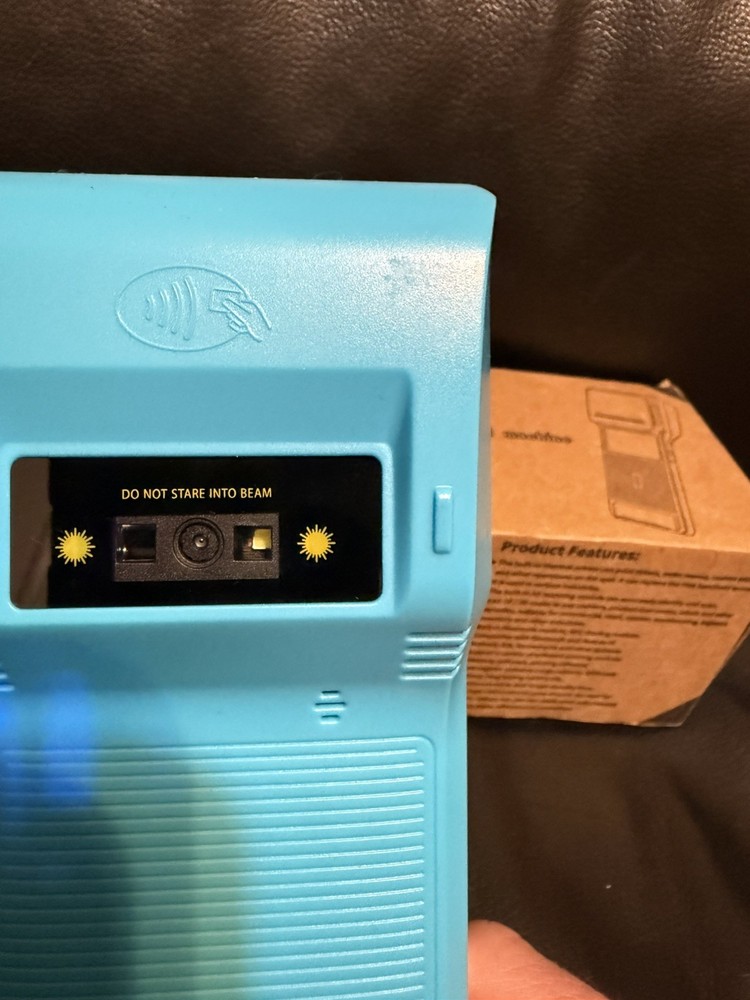 Symcode POS Printer Mobile Portable Back Clip Receipt Printer/Scanner (BLUE)